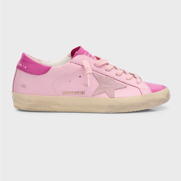 Golden Goose Shoes - Golden Goose Superstar Leather, 37, Antique Pink / Fuchsia, GGDB